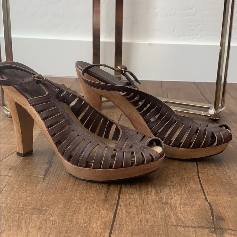 SOLDMichael Kors Caged Slingback Heels
